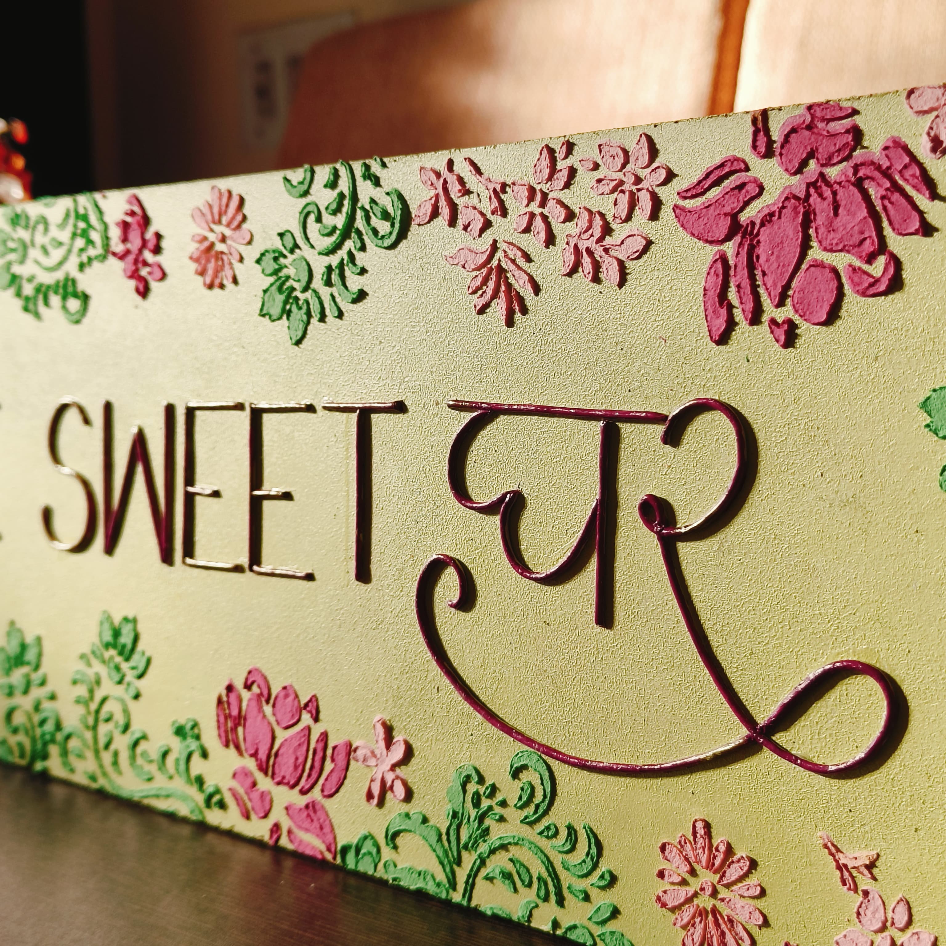 Nameplate - Home Sweet Ghar
