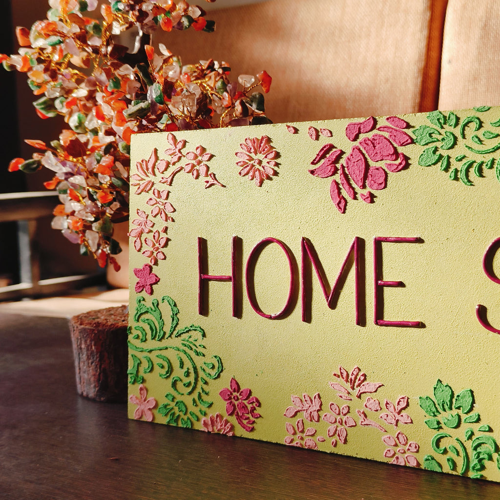 Nameplate - Home Sweet Ghar